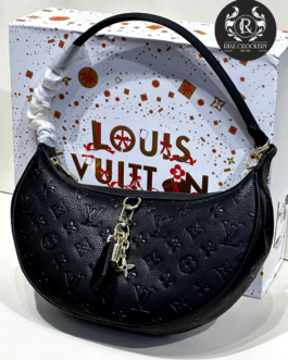 BROWN FLOWER CARRY PURSE LV